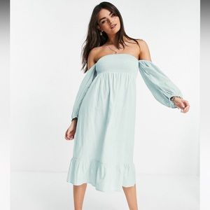 Bohemian  off shoulder dress